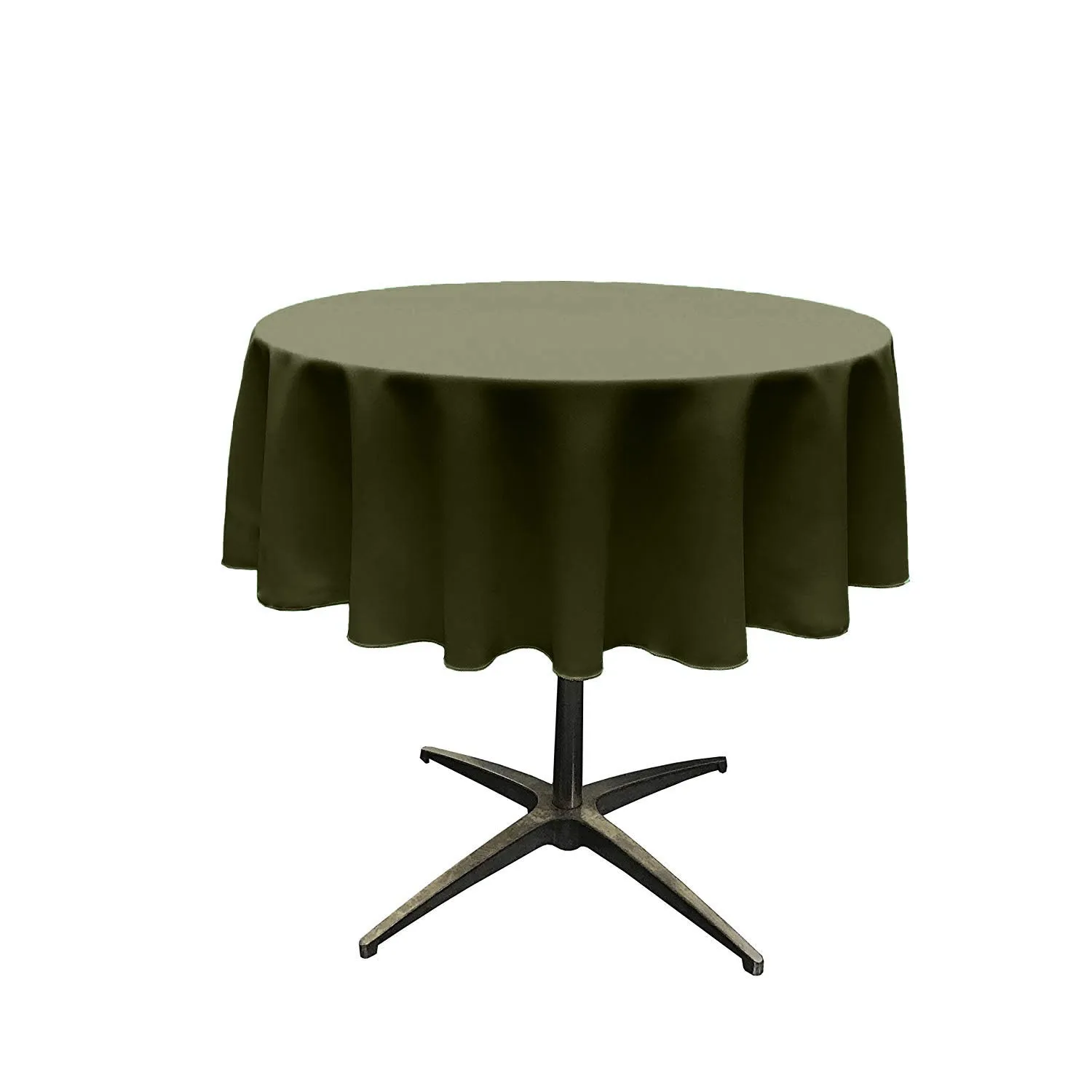 36" ROUND POLY POPLIN SEAMLESS TABLECLOTH