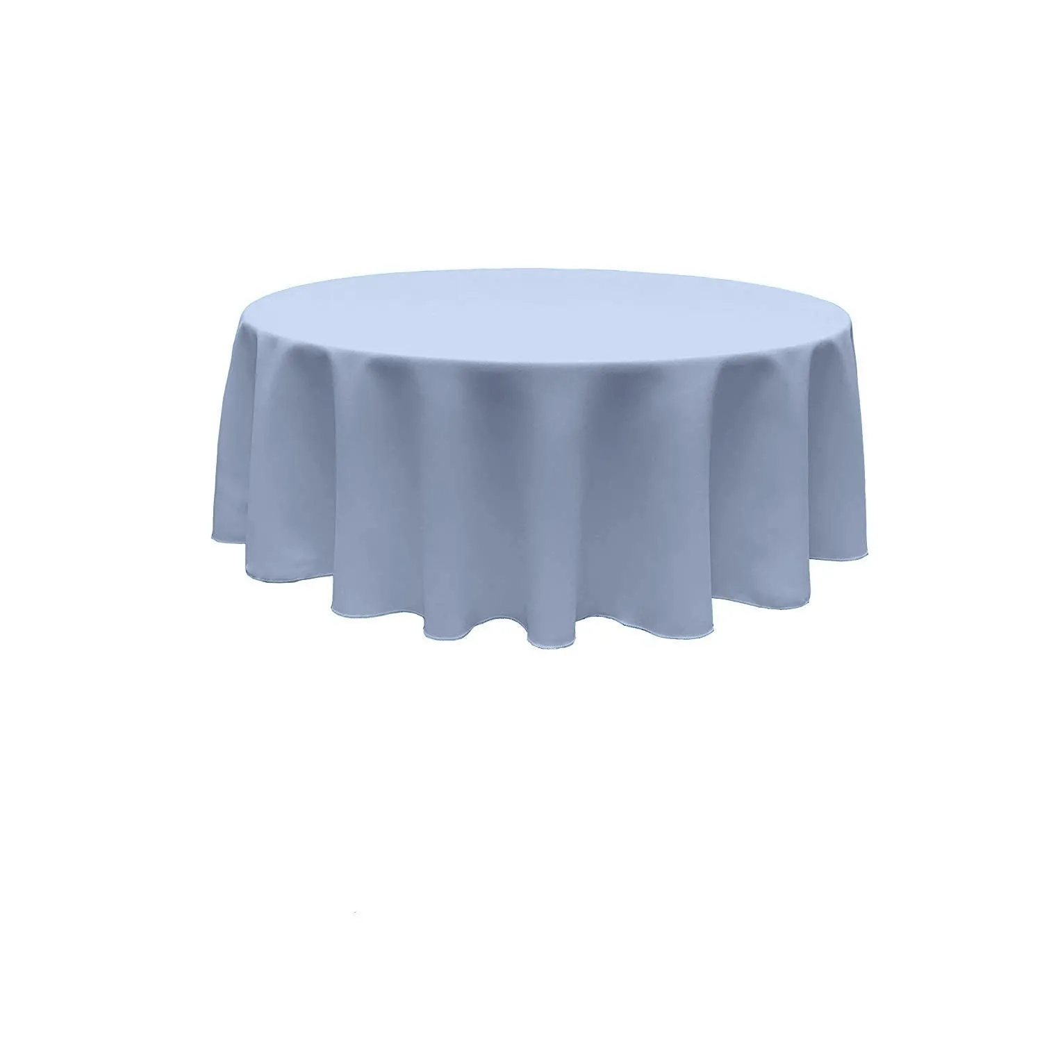90" ROUND POLY POPLIN SEAMLESS TABLECLOTH