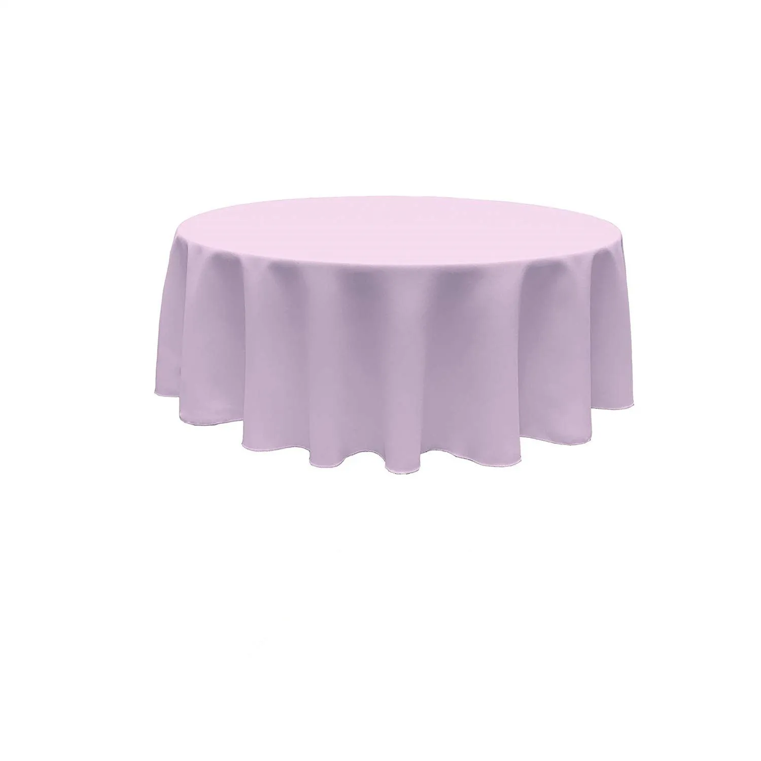 90" ROUND POLY POPPLIN SEAMLESS TABLECLOTH