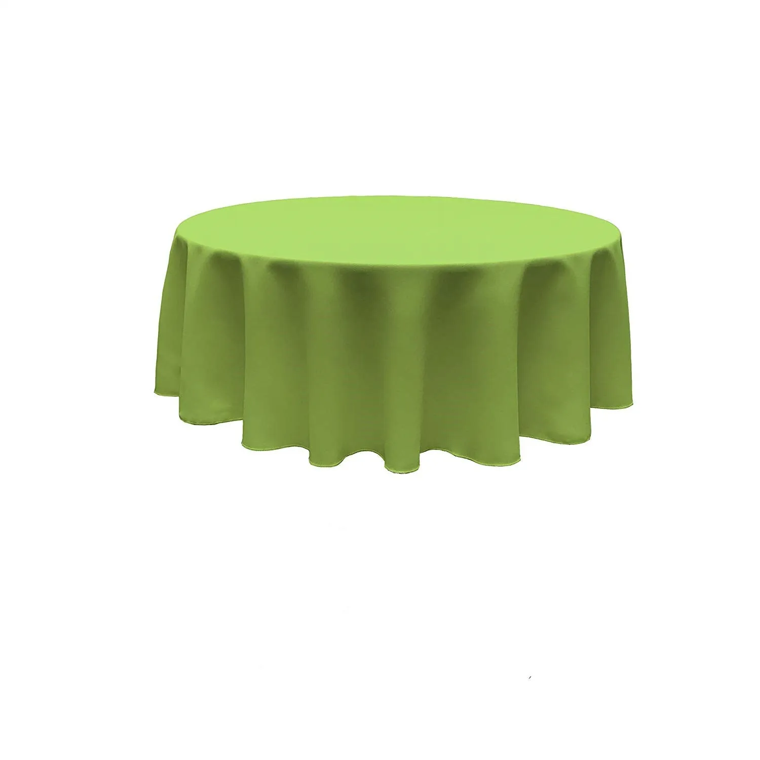 90" ROUND POLY POPPLIN SEAMLESS TABLECLOTH