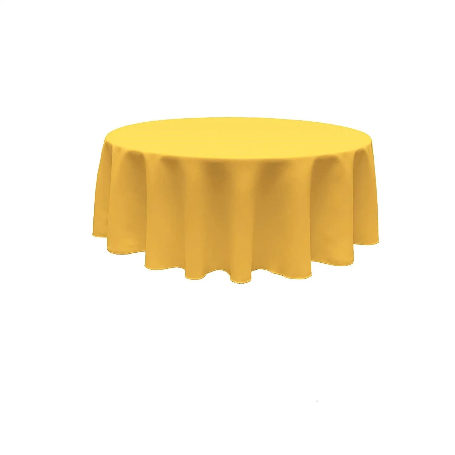 90" ROUND POLY POPPLIN SEAMLESS TABLECLOTH