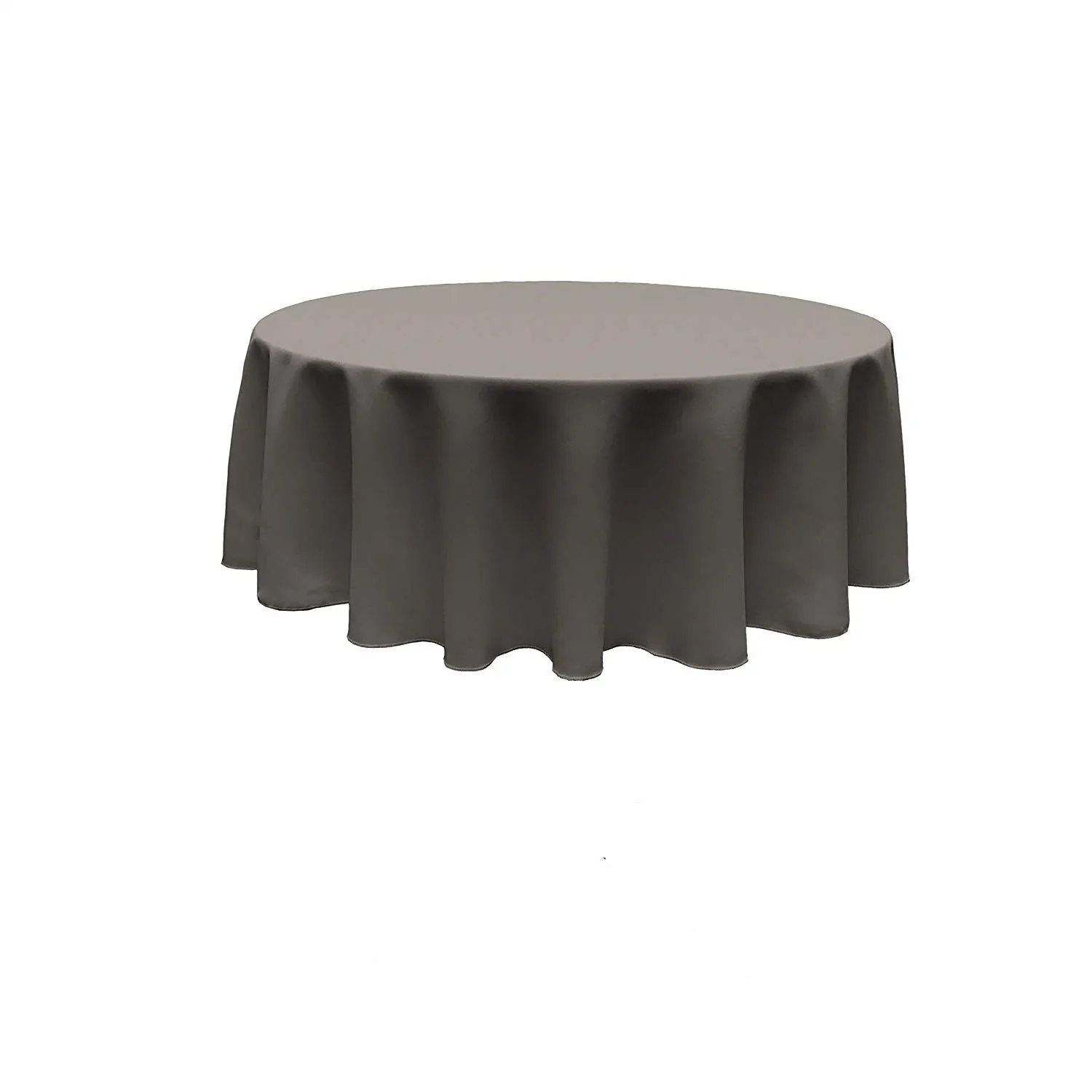 90" ROUND POLY POPPLIN SEAMLESS TABLECLOTH