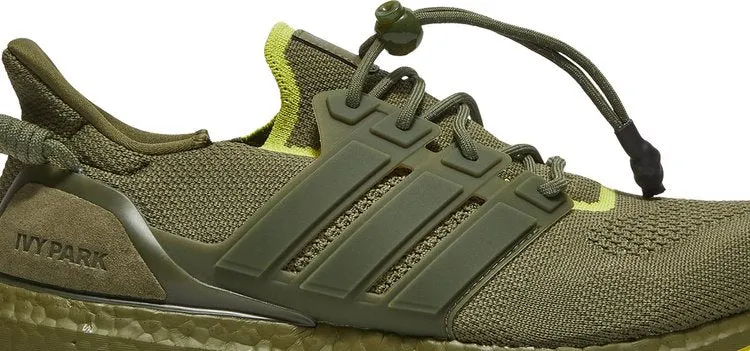 Adidas Ivy Park x Peloton x UltraBoost OG 'Focus Olive' sneakers, green