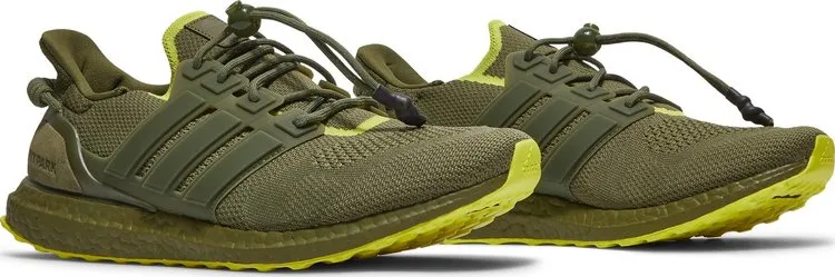 Adidas Ivy Park x Peloton x UltraBoost OG 'Focus Olive' sneakers, green
