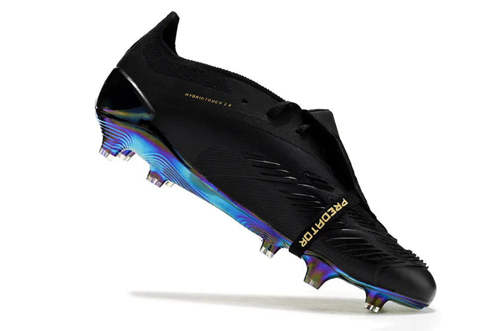 Adidas Predator Elite Shoes - Black | Gold - FREE SHIPPING WORLDWIDE