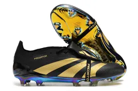 Adidas Predator Elite Shoes - Black | Gold - FREE SHIPPING WORLDWIDE