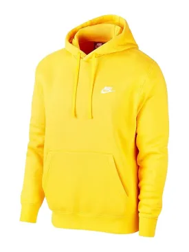 Men's Brand Logo Embroidered Hoodie,Yellow