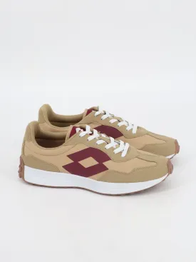 Men's Brand Logo Printed Sneakers,Beige