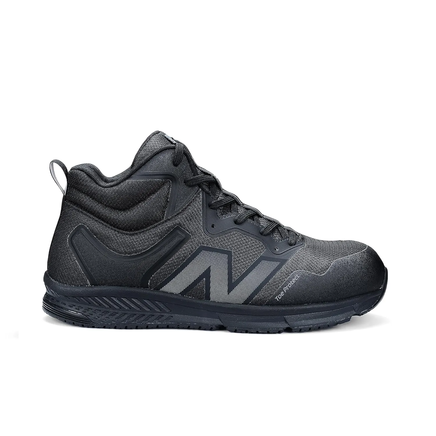 New Balance Evolve ESD Safety Shoes for Men - Non Slip Composite Toe Static Dissipative Electrical Hazard - Black, Mid