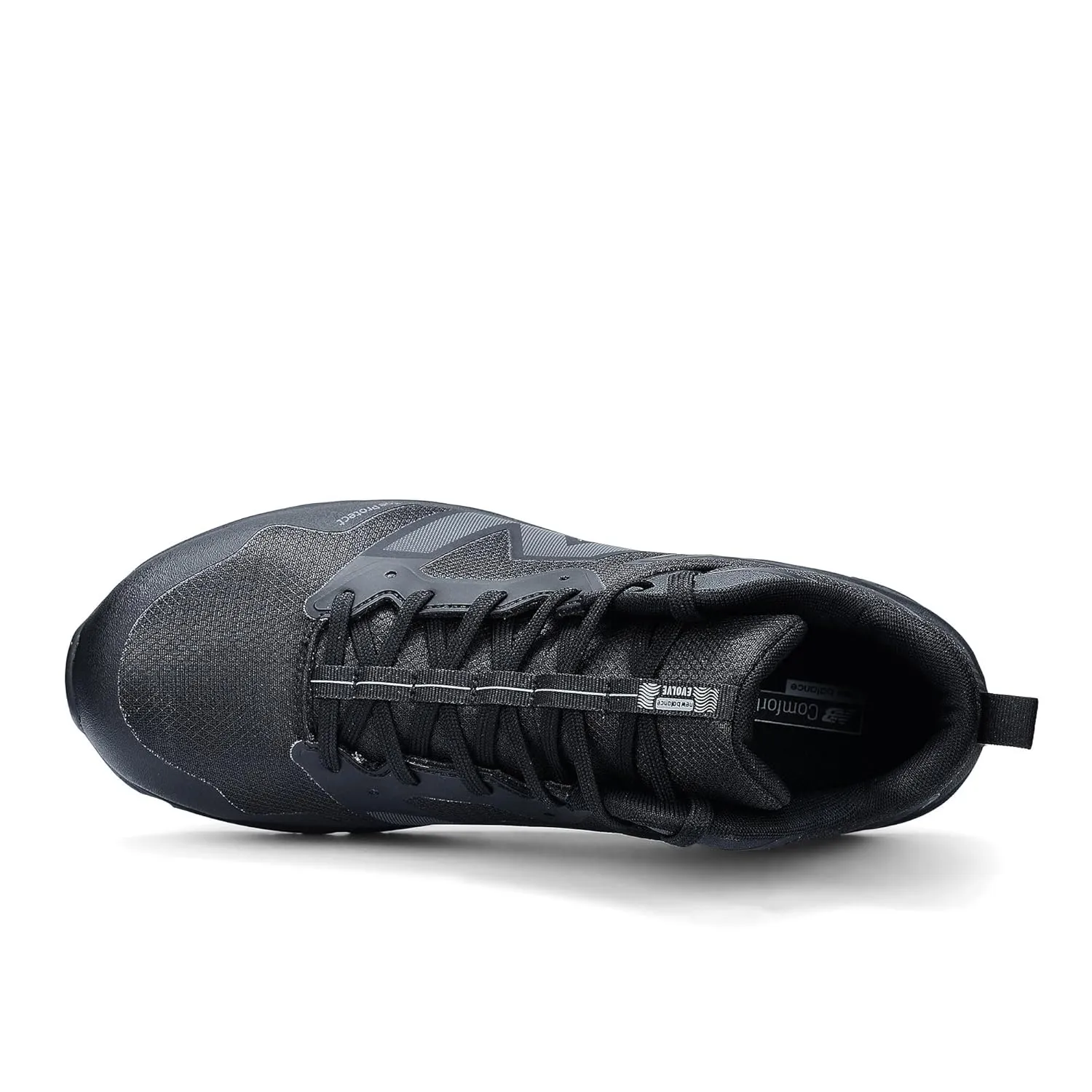 New Balance Evolve ESD Safety Shoes for Men - Non Slip Composite Toe Static Dissipative Electrical Hazard - Black, Mid