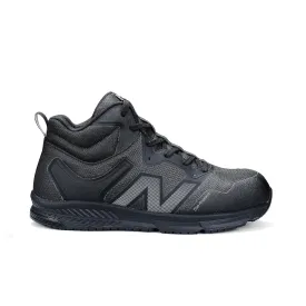 New Balance Evolve ESD Safety Shoes for Men - Non Slip Composite Toe Static Dissipative Electrical Hazard - Black, Mid