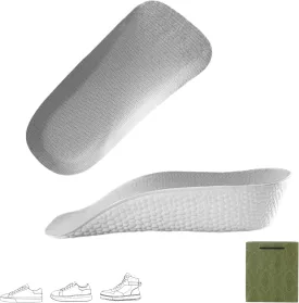 Orthopedic Highpads 1.0,Brandone Insoles Height Increase,Orthopedic High Pads 1.0,The First Orthopedic Height Insoles,Arch Support Insoles,Orthotics Inserts for Men Women (1.37in-Gray)