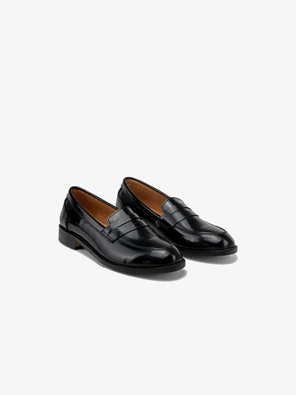 Shiny loafer womens