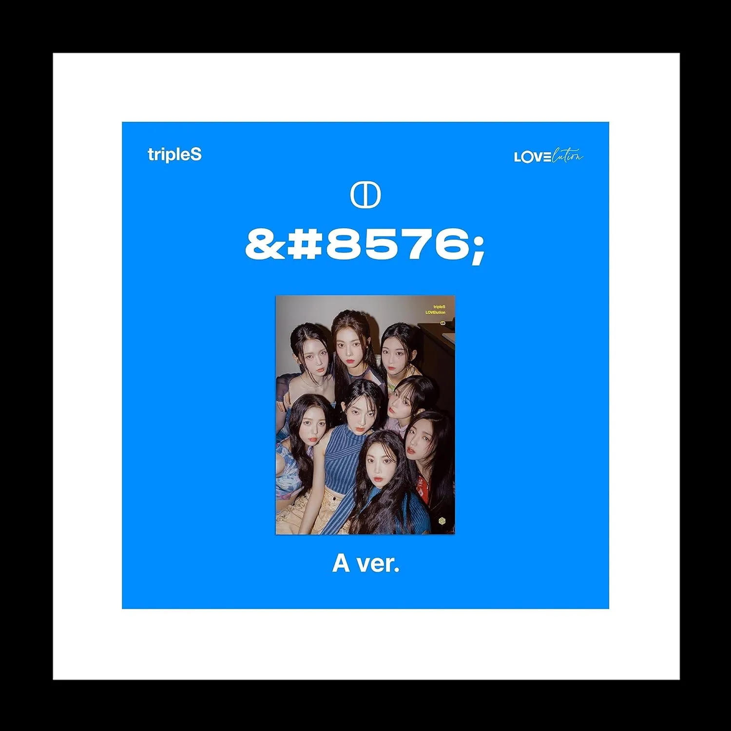 tripleS LOVElution MUHAN  Mini Album A Version 66p Booklet 1ea Special Class Objekt 1ea Sticker 1p Folded Poster on Pack 1p PostCard 1p Visual Card Tracking Sealed