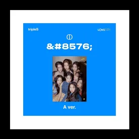 tripleS LOVElution MUHAN  Mini Album A Version 66p Booklet 1ea Special Class Objekt 1ea Sticker 1p Folded Poster on Pack 1p PostCard 1p Visual Card Tracking Sealed